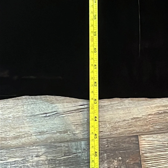 Kay Unger Black Velvet Maxi Skirt Sz 6 No Slit Grunge Whimsigoth Elegant 90s - Picture 7 of 12